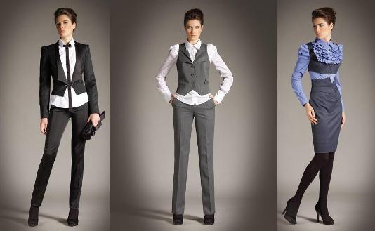 В коллекции модной осенней одежды 2010 представлено много строгой деловой