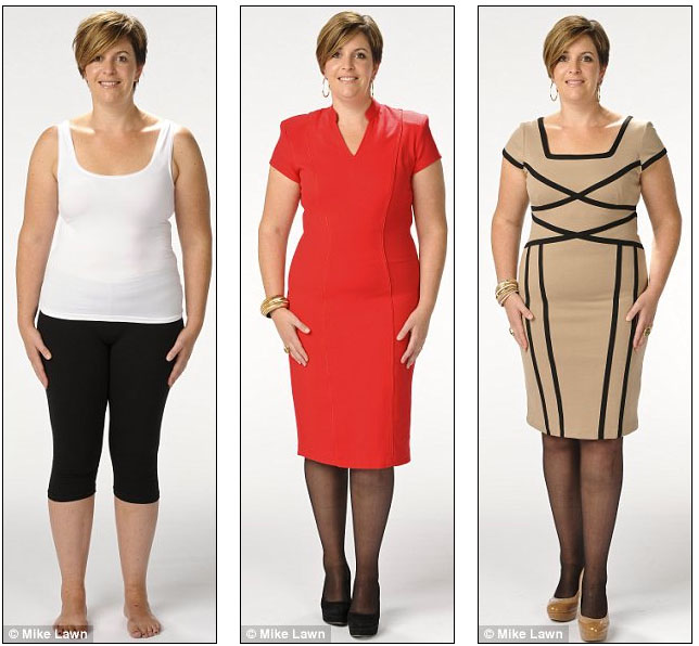 Коррекция фигуры с помощью одежды для женщин до и после
